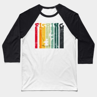 Colourful Fishing Baseball T-Shirt